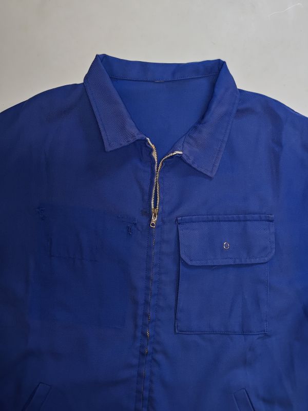 Workwear 70s/ 80s zipped 3 pockets, slight fade and slight usura